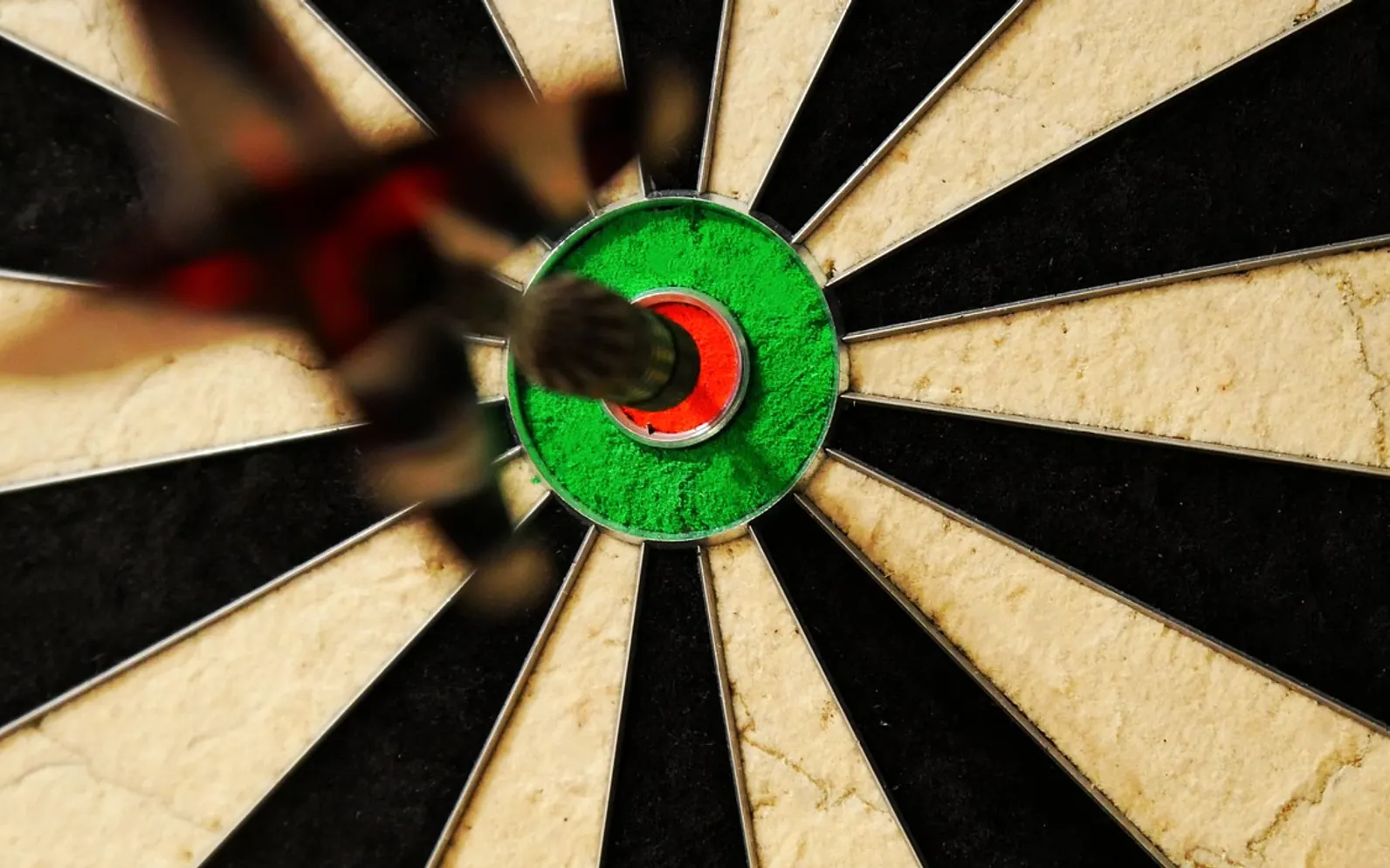 Dart, steel tip dart and bullseye