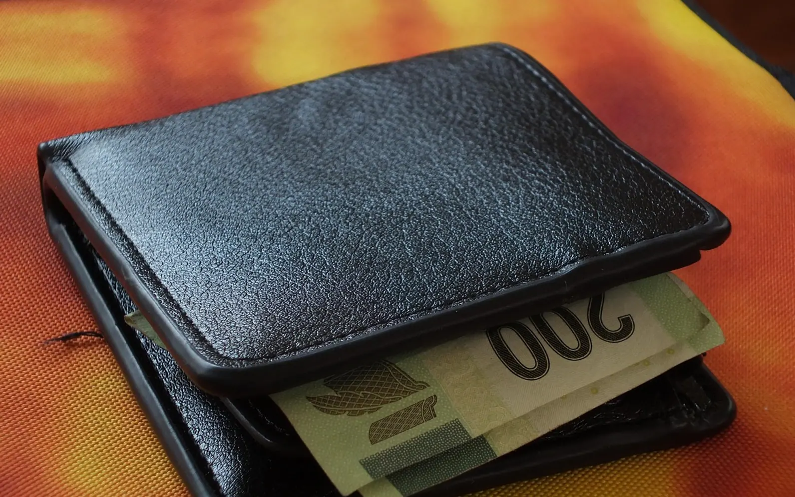 Wallet, money and banknote
