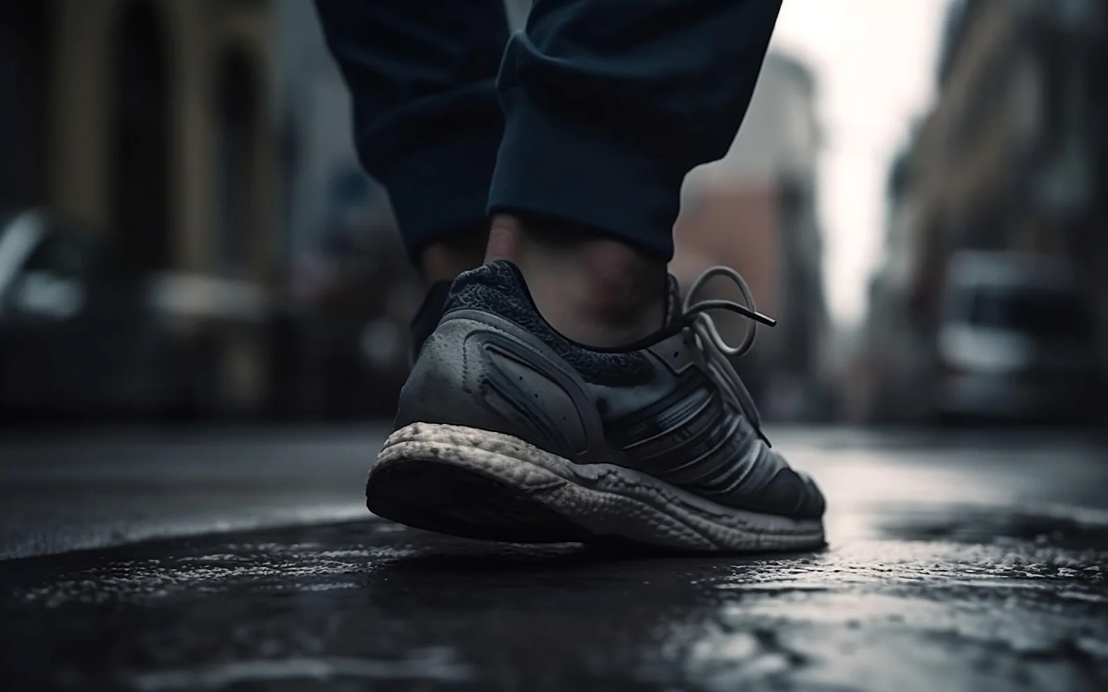 Shoes, footwear and road